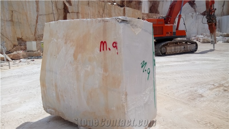 Mugla White Marble Block, Turkey White Marble