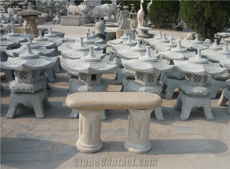Garden Granite Bench