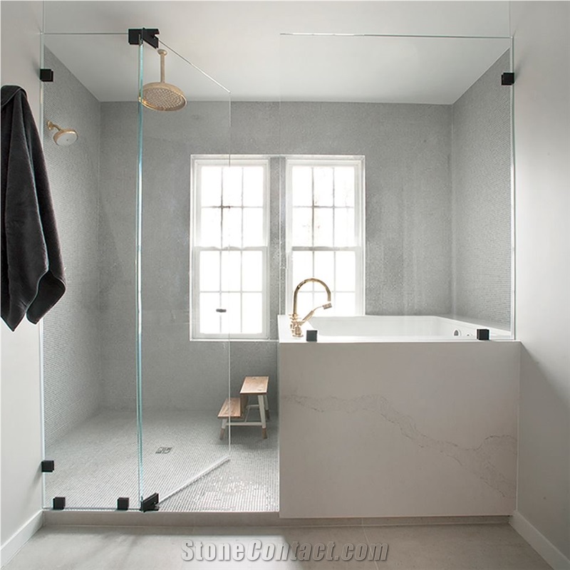 Caesarstone Calacatta Nuvo Quartz Bath Tub