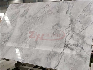 Polished Super White Quartzite Slab