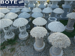 G682 and G603 Granite Garden Carving Lanterns Landscaping Lantern