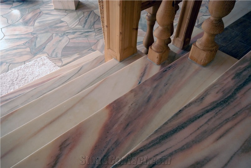 Soelker Rose - Aurora Boreale Marble Stairs