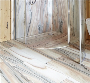 Solker Aurora Boreale Marble Shower Coverings