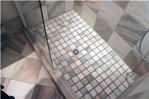 Solker Aurora Boreale Marble Shower Coverings