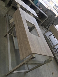 White Marble Countertop Kitchen White Wood Grain Marble