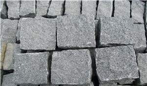 G654 Granite Paving Stone, Padang Grey Cube Stone, G654 Cobble Stone