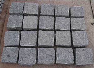 G654 Granite Paving Stone, Padang Grey Cube Stone, G654 Cobble Stone