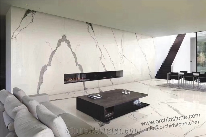 Calacatta Oro Marble Slabs,Wall Cladding Tiles,Flooring Pavers