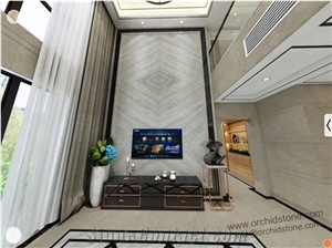 Drama White Marble,Ajax Marble,Volakas White Marble Slab,Wall Cadding