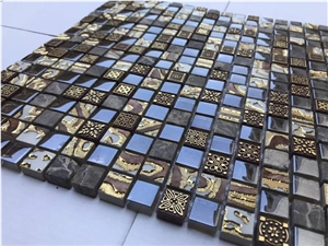 Blue Mosaic Swimming Pool Mosaic Floor Mosaic
