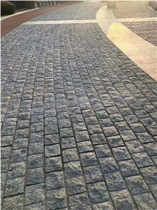 Dark Grey Cobble Black Cube Stone Pavement Flooring Driving Way Dark Grey Cobble Black Cube Stone Pavement Flooring Driving Way