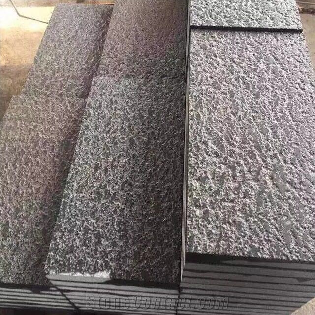 Dark Grey Pineapple Brushed Paving Stone