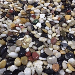 Polished Mixed Pebble Stone River Pebbles Decorative Cobbles Colorful