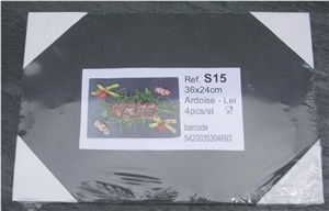 Rectangle Black Slate Plate Cheese Board