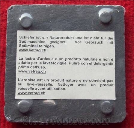 Rectangle Black Slate Plate Cheese Board
