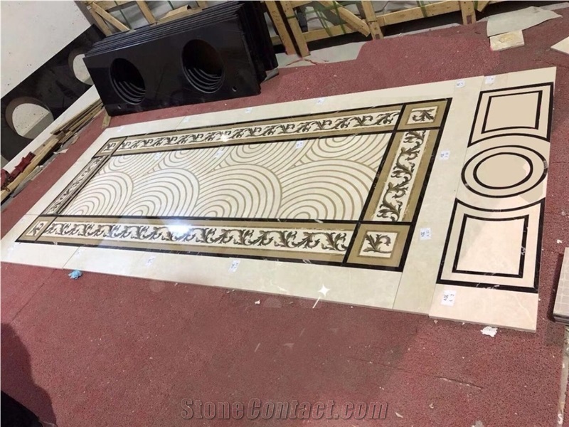 Rectangle Marble Floor Medallions Pattern,Square Marble Stone Patterns
