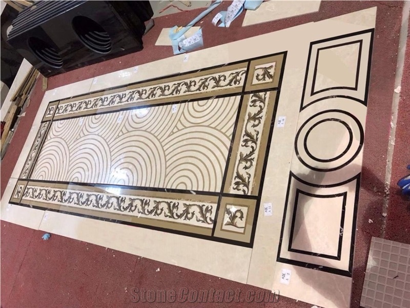 Rectangle Marble Floor Medallions Pattern,Square Marble Stone Patterns