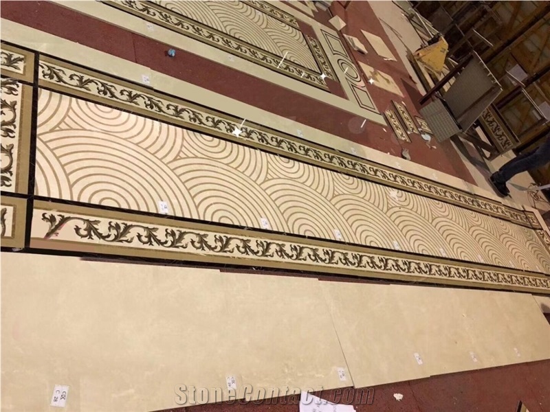 Rectangle Marble Floor Medallions Pattern,Square Marble Stone Patterns