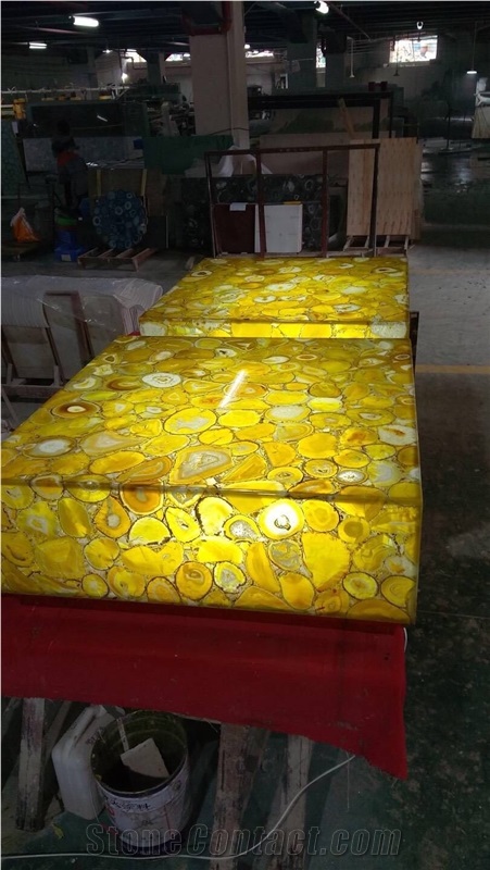 Transulucent Yellow Onyx Backlit Yellow Onyx Cladding