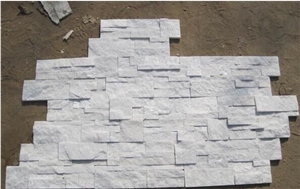 White Quartz Crystal Spark Flexible Veneer Ledge Stone Culture Slate
