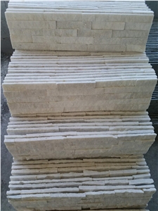 White Quartz Crystal Spark Flexible Veneer Ledge Stone Culture Slate