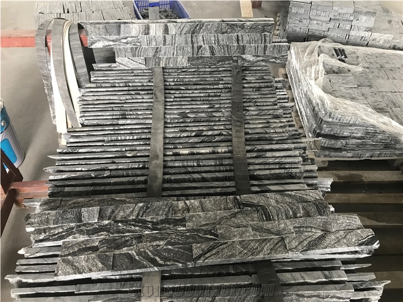 Ancient Wood Grain Marble Split Culture Stone Flexible Veneer Wall
