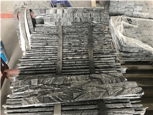 Ancient Wood Grain Marble Split Culture Stone Flexible Veneer Wall