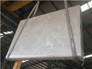 Artificial White Onyx Stone Big Slabs