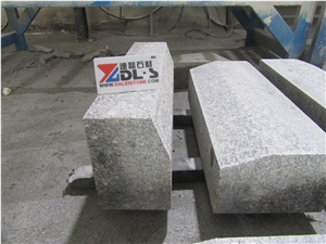 Cheapest Grey Granite G602 Flamed Big Bevel Roadside Curbs Kerbs Stone