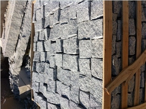 Natural Split G623 Granite Cobblestone Paving for Driveway Pavers