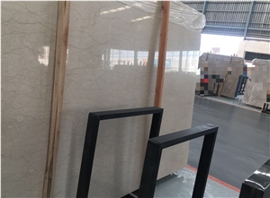 New Beige Marble Silver Line Beige Slab