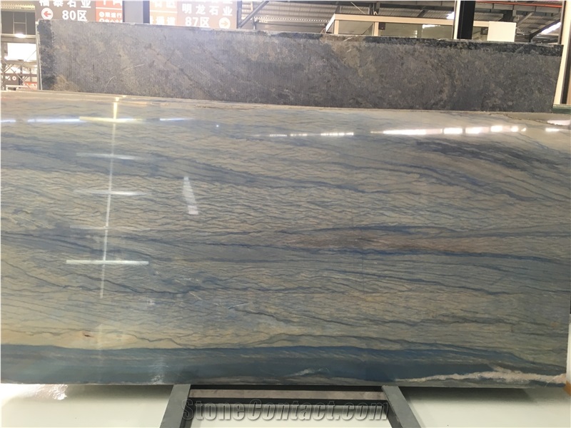 Top Luxury Natural Azul Macaubas Quartzite Slabs