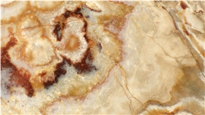 Kizilca Onyx Cross Cut and Vein Cut