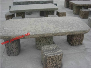 Granite Garden Table Set