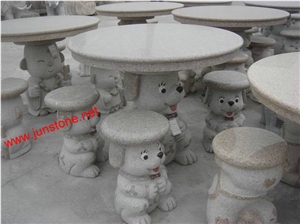 Granite Garden Table Set