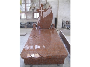 Granite Tombstone Maple Red Granite Tombstone Maple Red