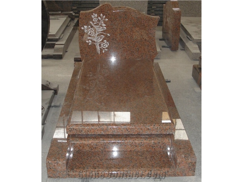 Granite Tombstone Maple Red