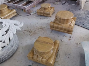 Marble Pillar Caps and Stand