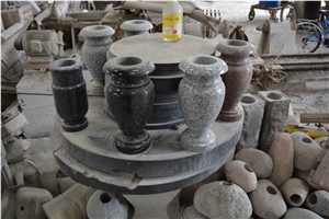 Multicolor Granite Vase