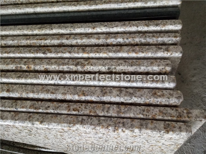 72"X22" Double Sink Yellow Granite Bathroom Vanity Top for Sale