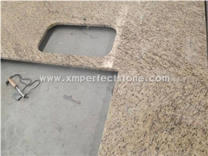 Giallo Ornamental Granite Kitchen Countertops