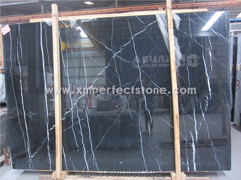 Torreon Marquina Marble Slab ,Nero Marquina Marble Slab