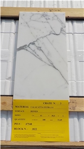 Calacatta / Statuario Extra Tiles 12"X12", 12"X24" Polished/Honed
