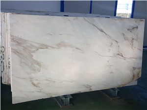 Crema Delicato Marble Slabs, Calacatta Cremo