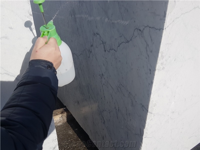 White Carrara C Extra, Bianco Carrara Venato C White Marble Block