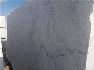 White Carrara C Extra, Bianco Carrara Venato C White Marble Block