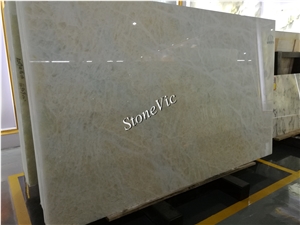 Natural White Ice Onyx Slabs/Tiles,Beige Jade,Translucent,Decoration