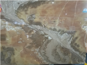 Orange Bojnord Onyx,Red Yellow Jade,Book Match,Translucent,Slabs,Tiles