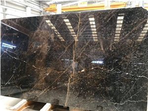 Golden Black Marble Block, Iran Black Marble