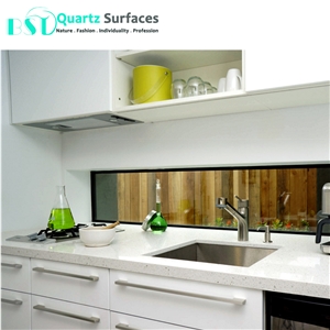 Engineered White Cheap Quartz Stone Commercial Counters